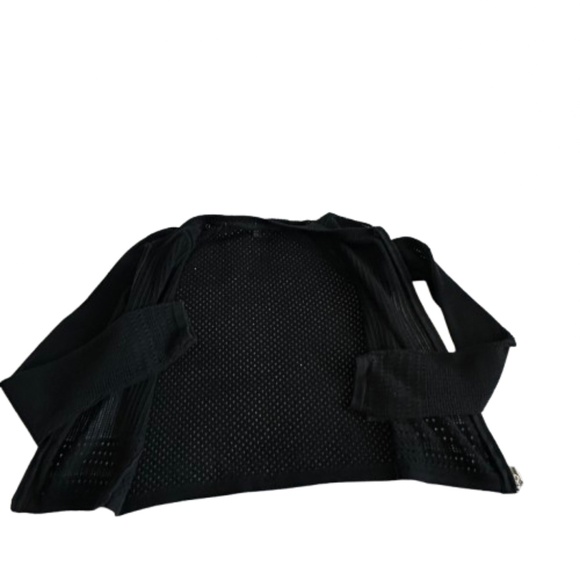 Mossimo Women's XS Black Knit Cropped Zip Up Long Sleeves Sweater Cardigan Top - Picture 10 of 16